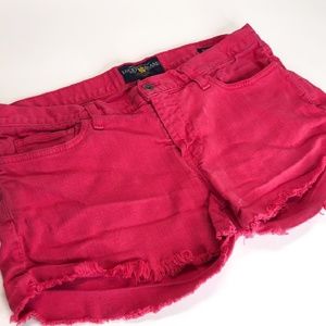 Hot pink Lucky cut off shorts sz 10